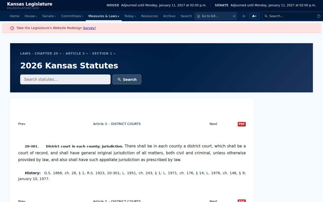 McPherson County civil docket Kansas District Court jurisdiction