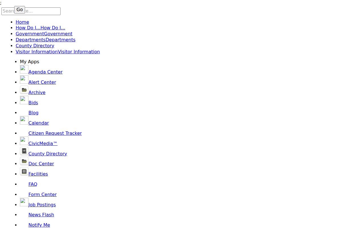 McPherson County District Court directory listing for court record requests