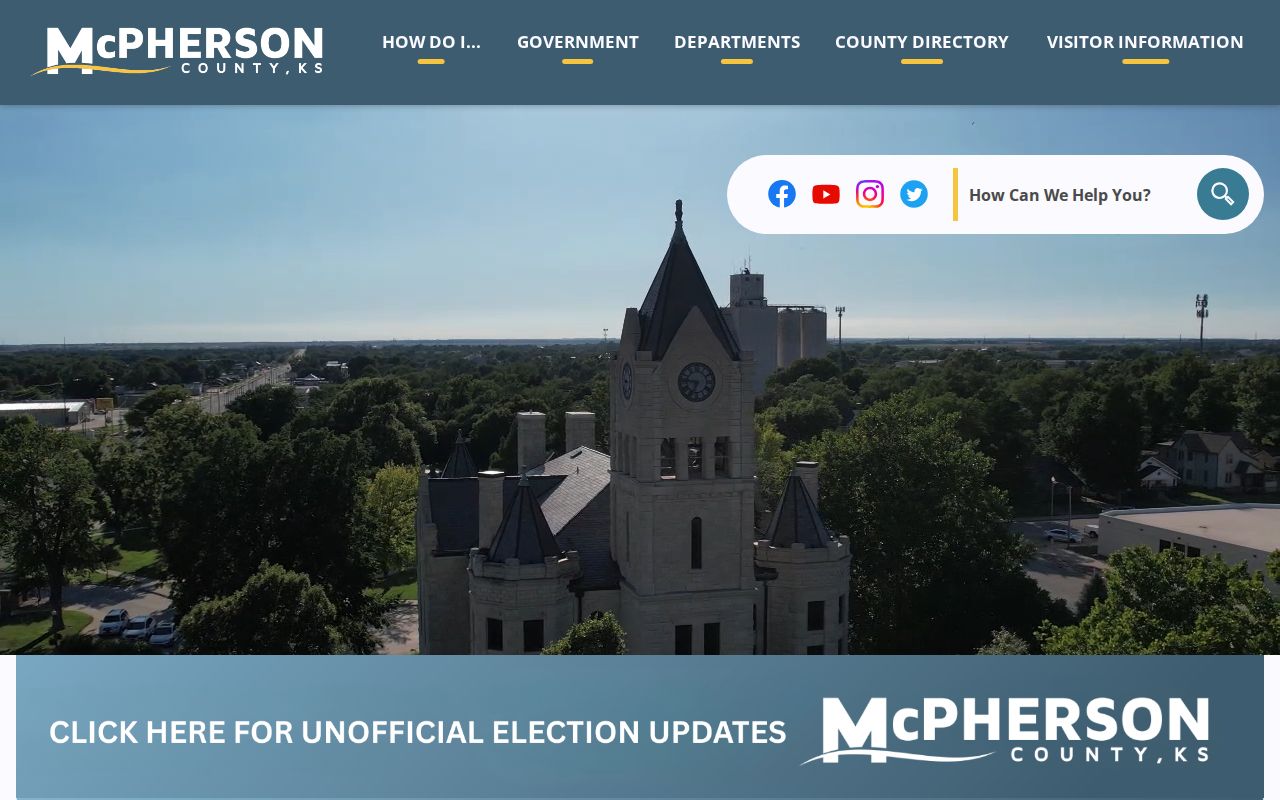 McPherson County court docket county website